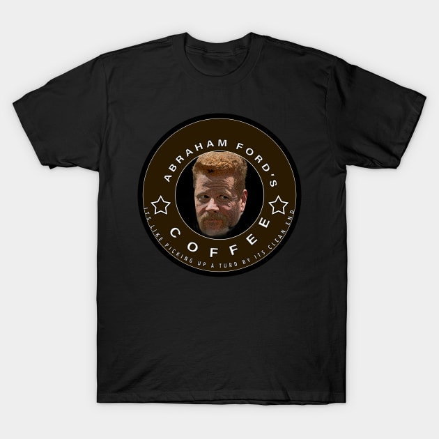 Abraham's Coffee T-Shirt by Gallifrey1995